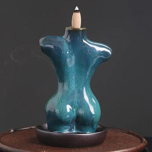 Ceramic Waterfall Backflow Incense Burner - ROOTS FARM