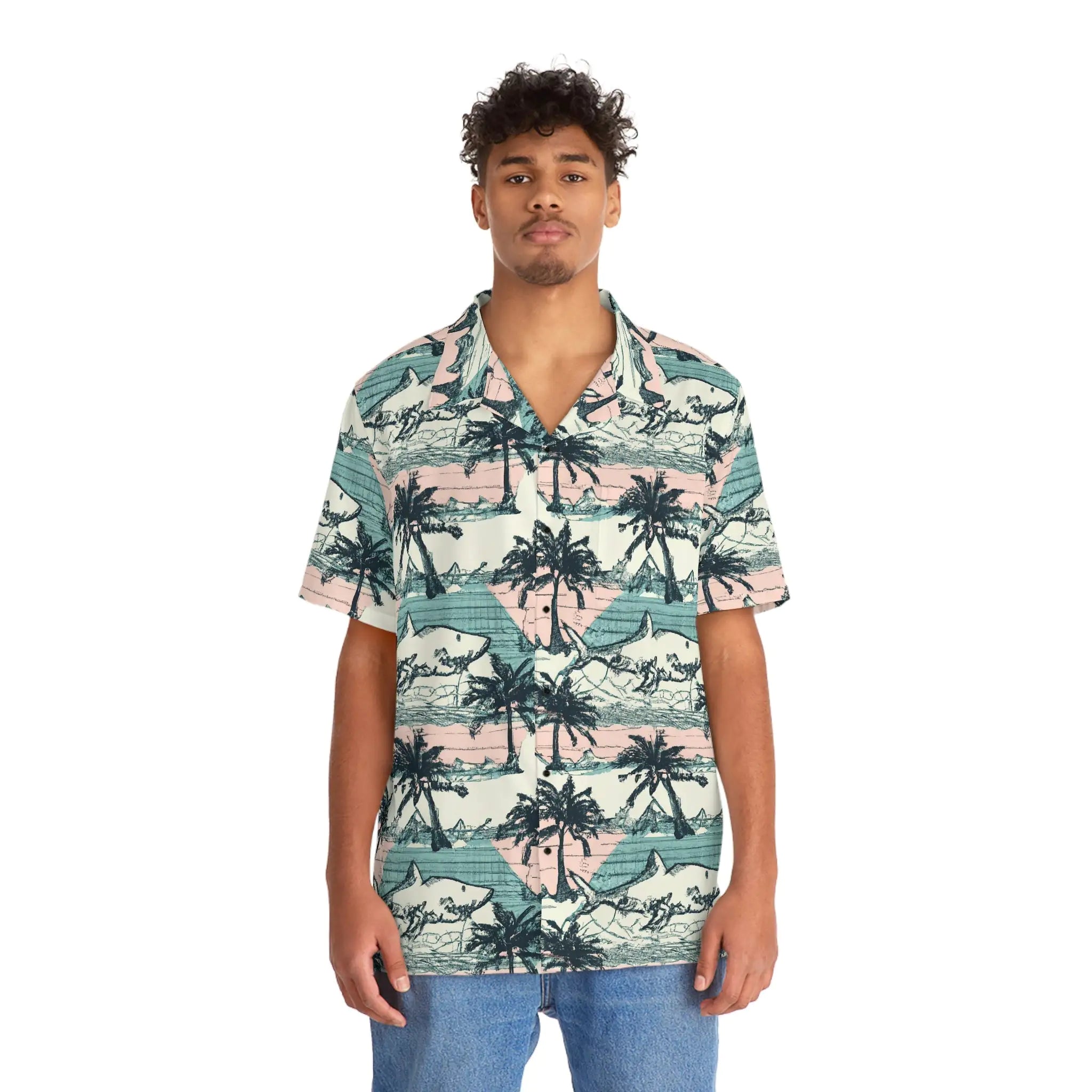 Men's Vintage Tropical Hawaiian Shirt