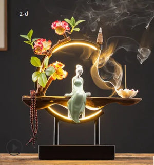 Waterfall Backflow Incense Burner - ROOTS FARM