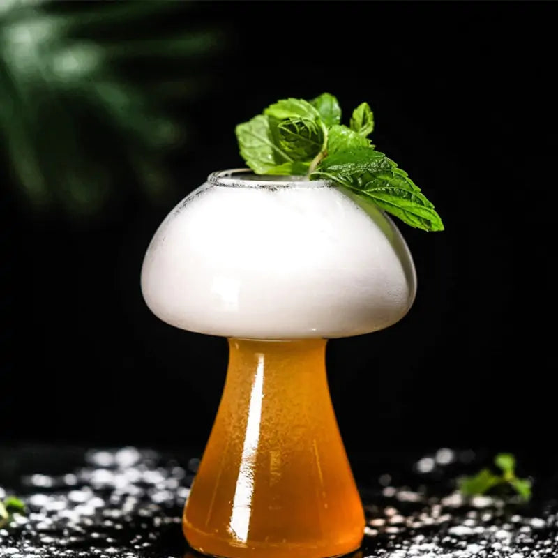 Mushroom Cocktail Glass Molecular Gastronomy Bar