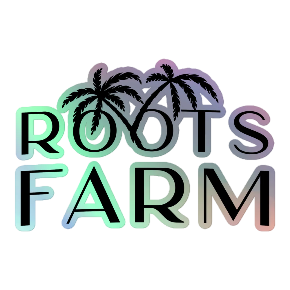 roots.farm® Holographic Stickers