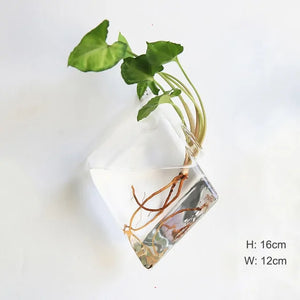 Wall Hanging Glass Vase - ROOTS FARM