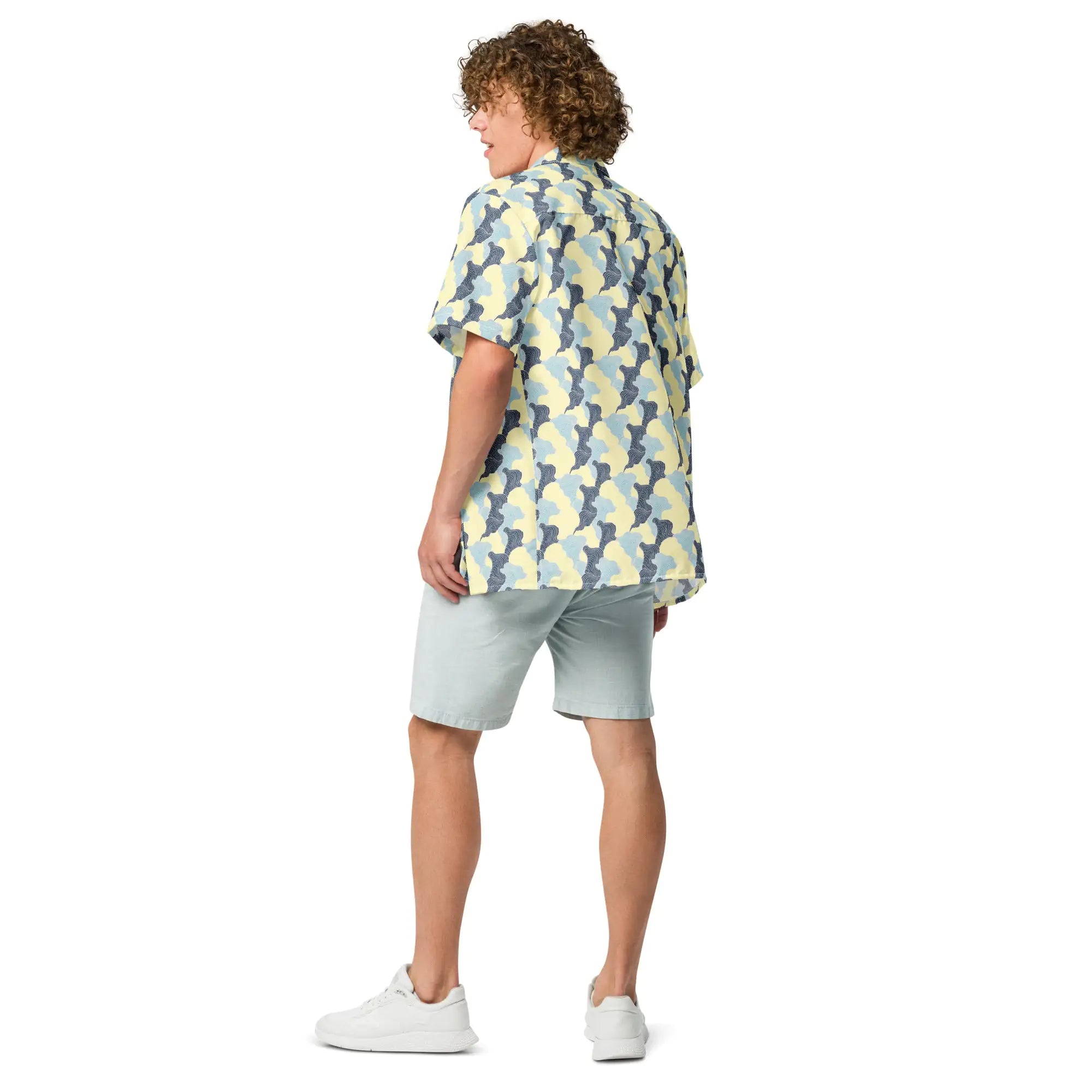 Tropical Swirl button shirt