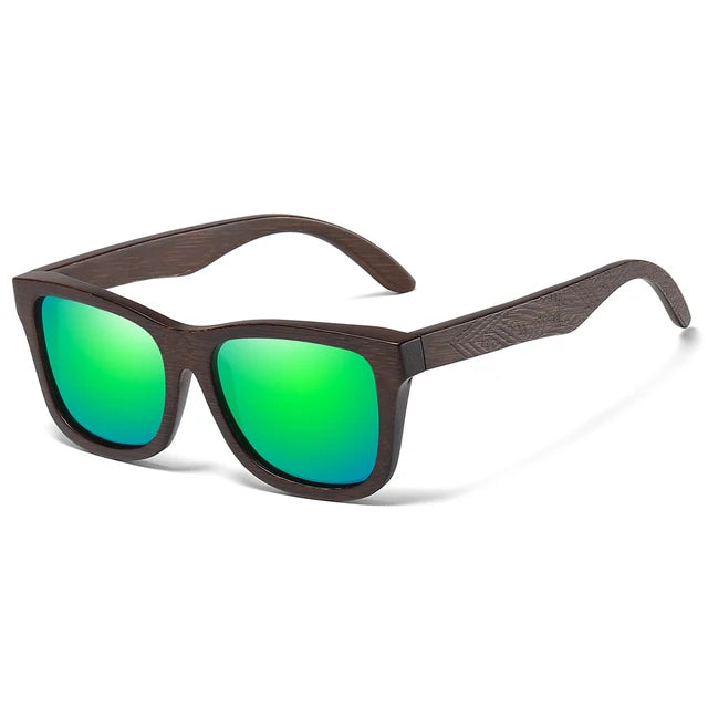 Retro Fashion Bamboo Wood Polarized Sunglasses