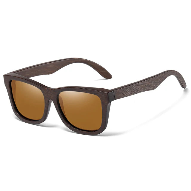 Retro Fashion Bamboo Wood Polarized Sunglasses