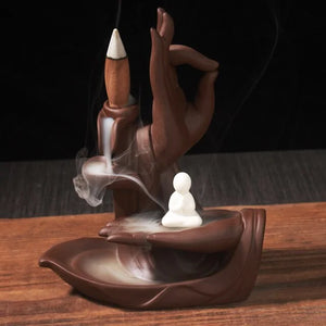 Zen Incense Burner Set with LED Crystal Ball - ROOTS FARM