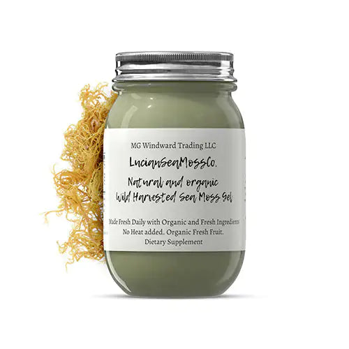 Organic Green Wild Harvested Sea Moss Gel