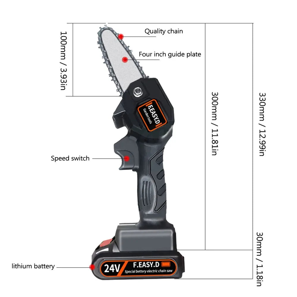 Portable Rechargeable Electric Pruning Saw