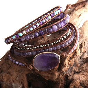 Bohemian Natural Stones Charm Bracelet - ROOTS FARM