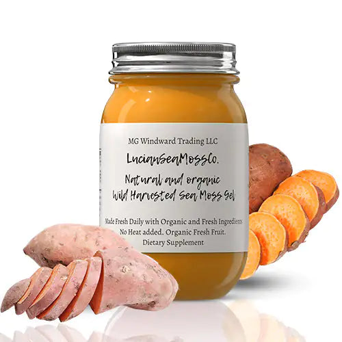 Organic Fresh Sweet Potato Pie Sea Moss Gel