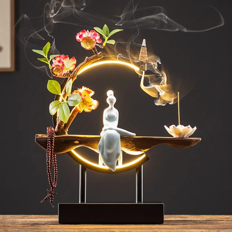 Waterfall Backflow Incense Burner - ROOTS FARM