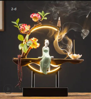 Waterfall Backflow Incense Burner - ROOTS FARM