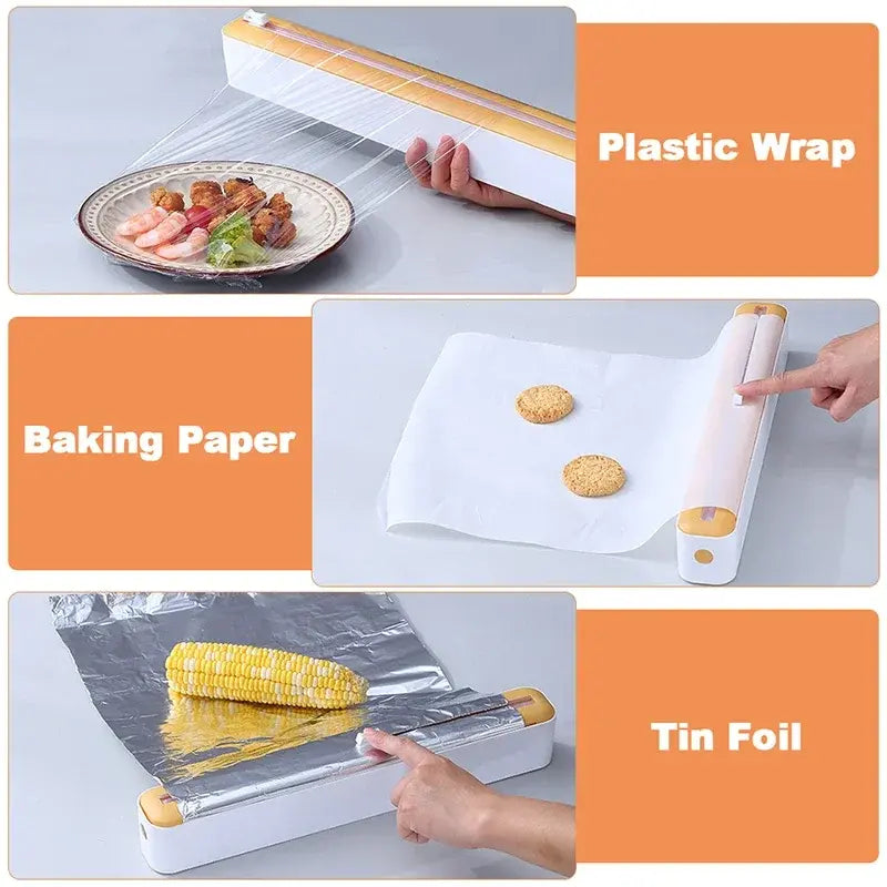 Food Film Dispenser with Magnetic Wrap - ROOTS FARM