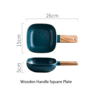 Retro Green Nordic Ceramic Tableware Set - ROOTS FARM