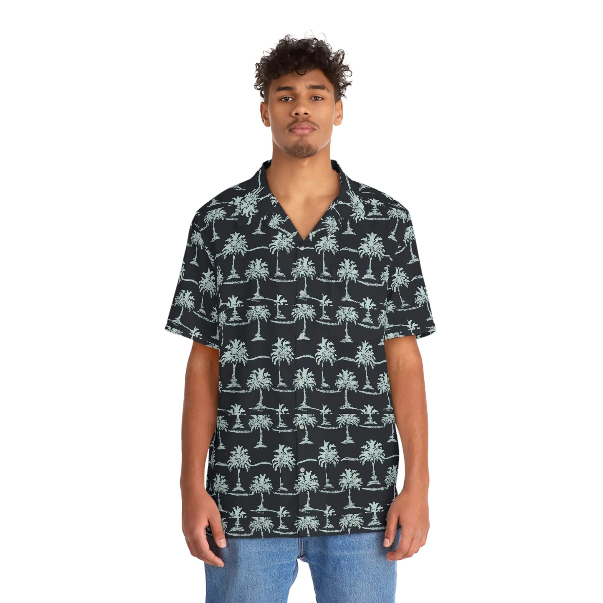 Men's Midnight Island Hawaiian Shirt