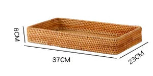 Rattan Wicker Woven Storage Fruit Basket - ROOTS FARM