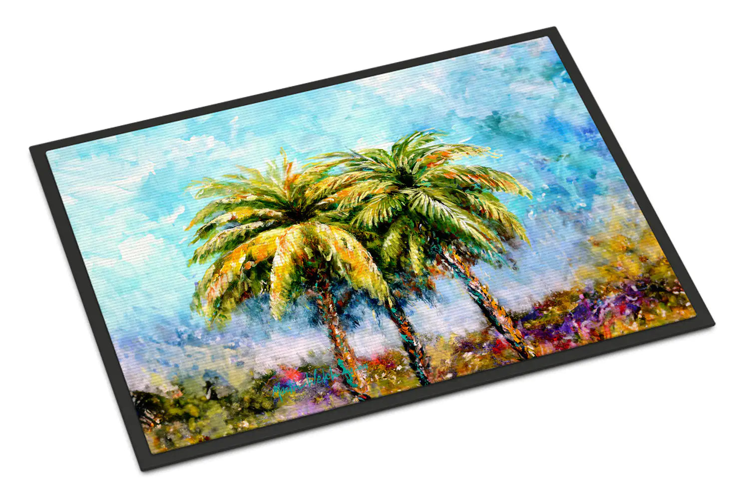 Summer Breezes Palm Tree Doormat