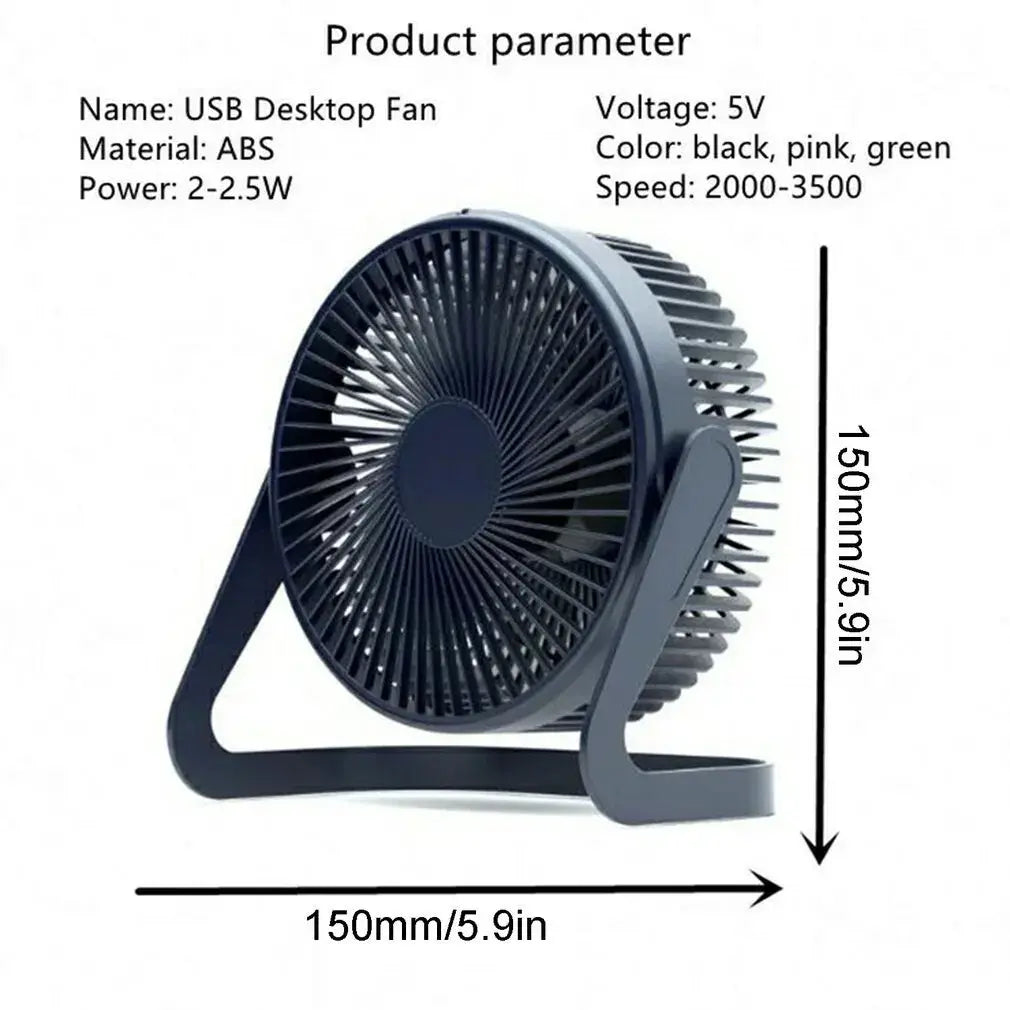 360° Rotating Desktop Fan - ROOTS FARM