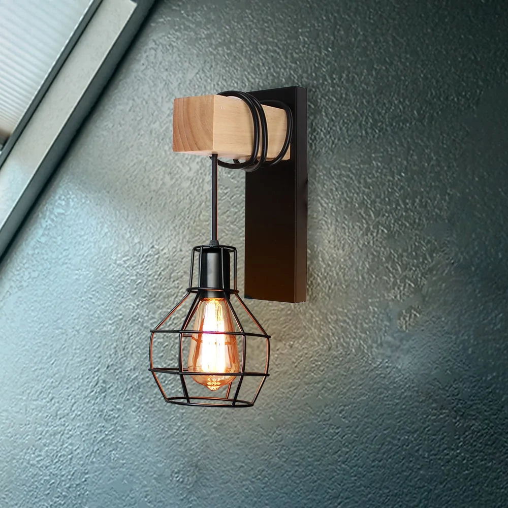 Retro Vintage Industrial Wall Lamp Shade Fixture - ROOTS FARM