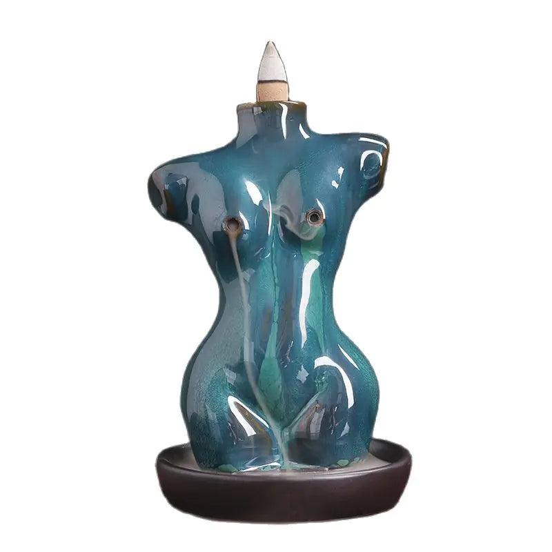 Ceramic Waterfall Backflow Incense Burner - ROOTS FARM