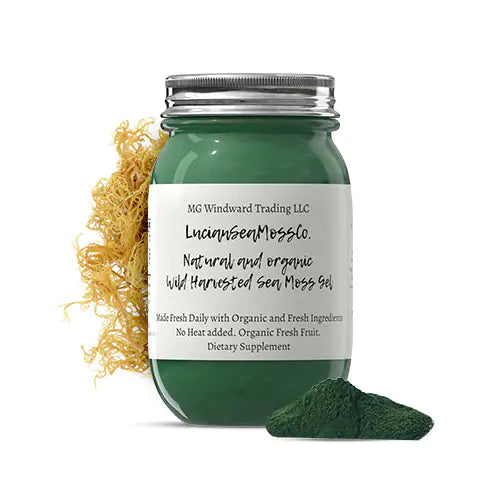 Chlorella Infused Organic Sea Moss Gel