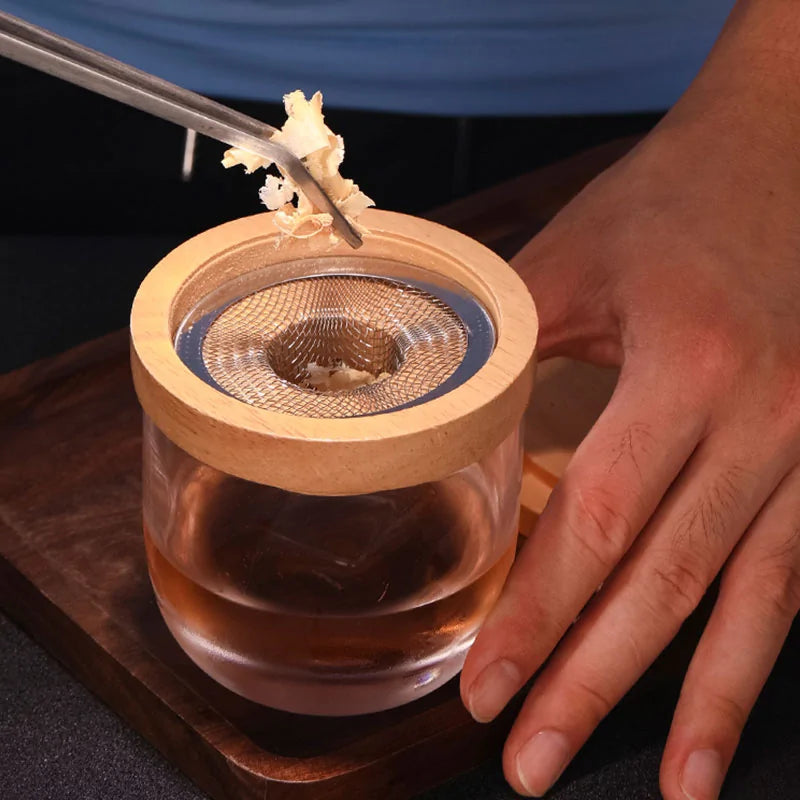 Cocktail Smoker with Wood Shavings Infuse