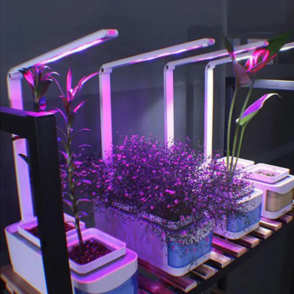 Smart Hydroponic Indoor Garden Kit with LED Grow Light – Perfect for Herbs, Flowers, and Vegetables