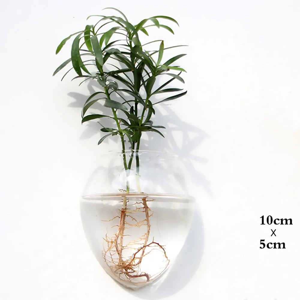 Wall Hanging Glass Vase - ROOTS FARM