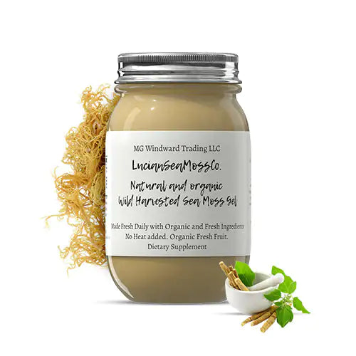 Ashwagandha Infused Organic Sea Moss Gel