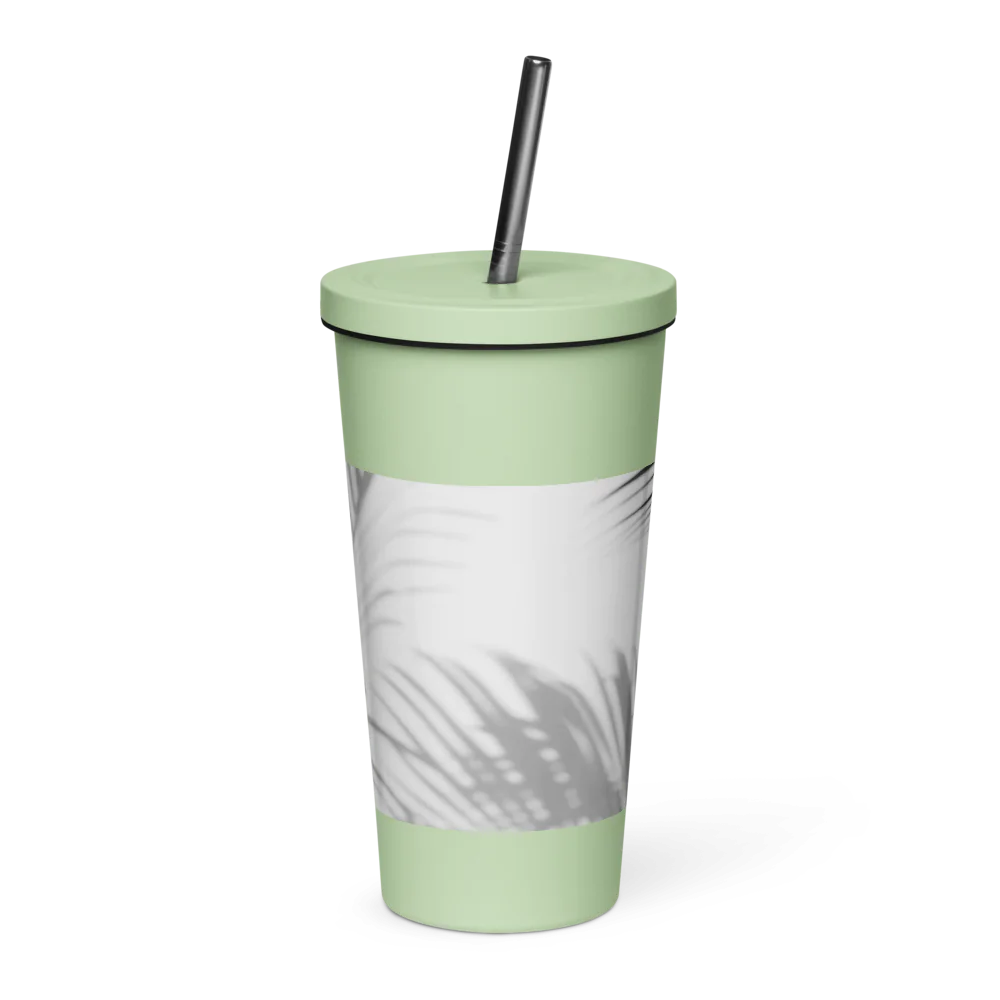 roots.farm® Insulated Tumbler with a Straw