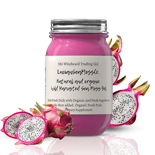 Organic Dragon Fruit Infused Sea Moss Gel