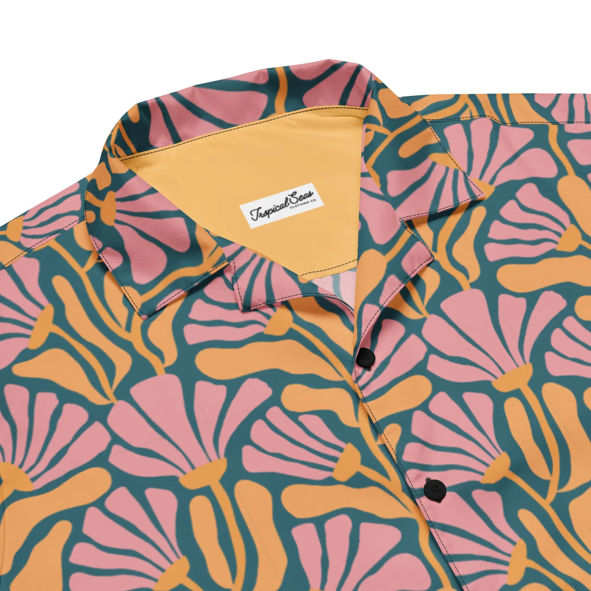 Tropic Orchid Point Button Down Hawaiian Shirt - Coastal Summer 2024 Collection