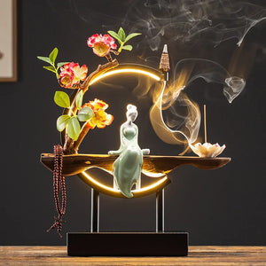 Waterfall Backflow Incense Burner - ROOTS FARM