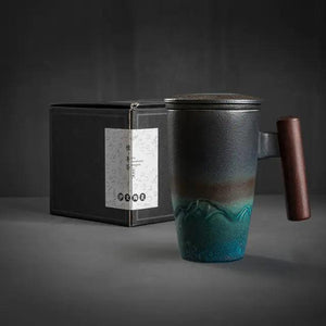 Retro Ceramic Coffee Mug Set - ROOTS FARM