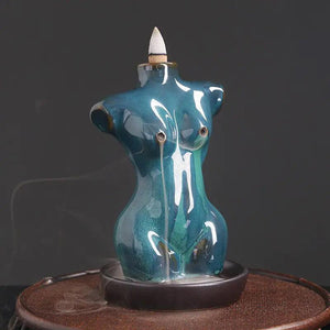 Ceramic Waterfall Backflow Incense Burner - ROOTS FARM